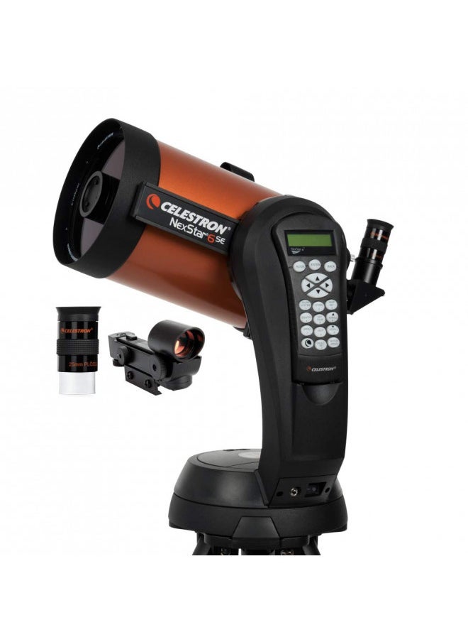 Celestron - NexStar 6SE Telescope - Computerized Telescope for Beginners and Advanced Users - Fully-Automated GoTo Mount - SkyAlign Technology - 40,000 Plus Celestial Objects - 6-Inch Primary Mirror