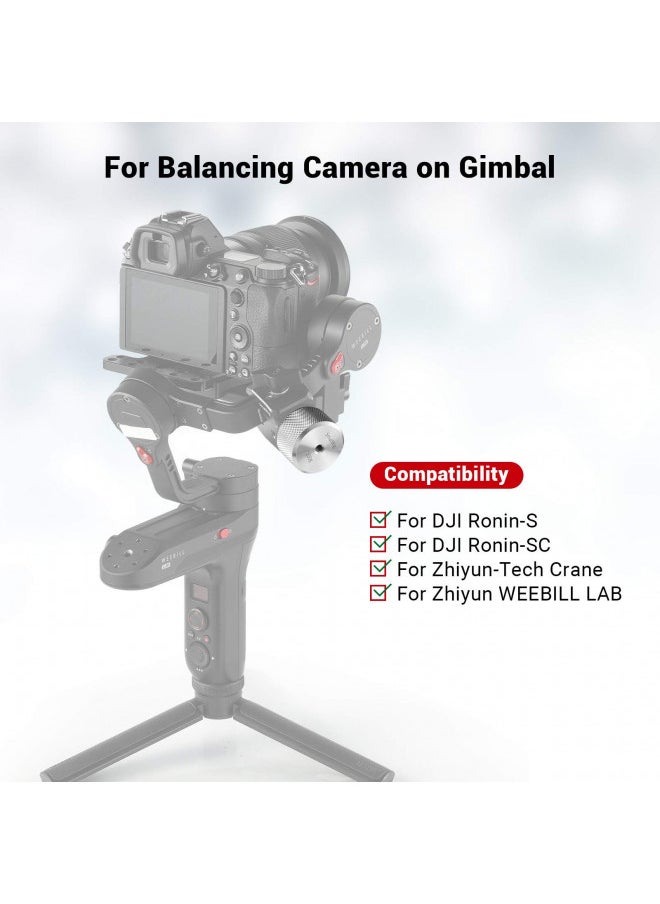 SMALLRIG Removable Counterweight 200g for DJI Ronin S/Ronin RS 2 / Ronin-SC/Ronin RSC 2 and for Zhiyun Gimbal Stabilizers 2285