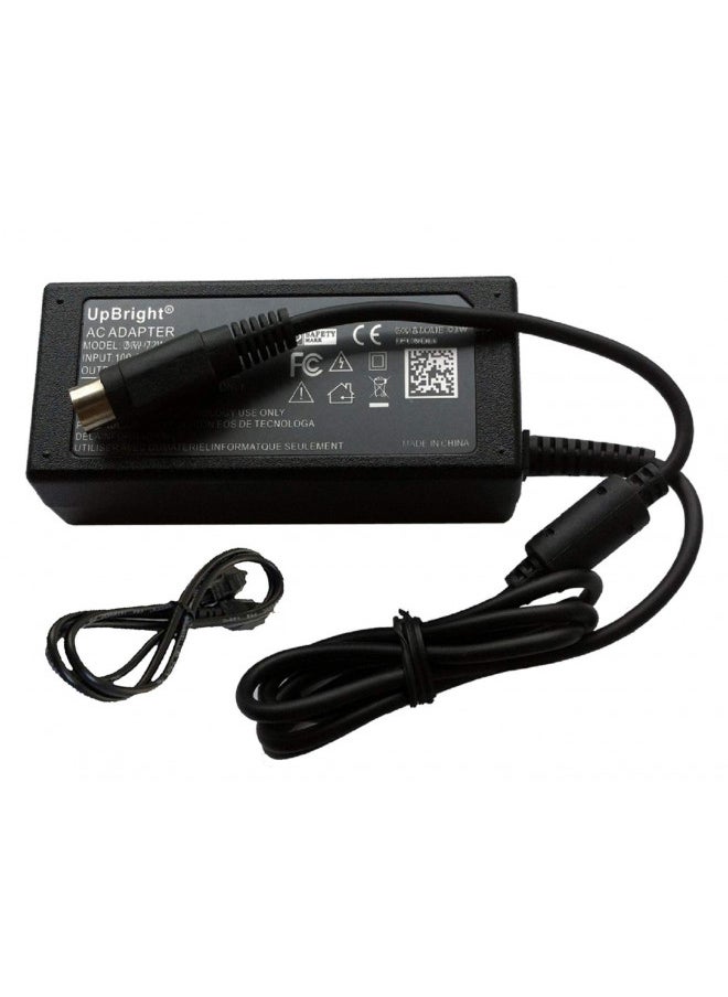 UpBright 4-Pin 24V AC/DC Adapter Compatible with Canon MG1-4558 5039 4892 PA-14U PA-14E imageFORMULA 300P DR-2020U DR-1210C DR-M260 DR-M160 DR-M140 ScanFront 330 400 CanoScan 9950F Scanner 2A Power