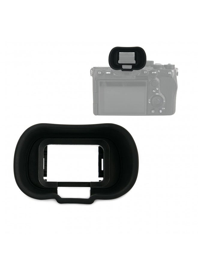 Soft Silicon Camera Viewfinder Eyecup Eye Cup Eyepiece Replacement for Sony Alpha A7R V A7RV A7R5 A7 IV A7M4 A7IV A9III A1 A7S III A7SIII A7S3 ILCE-7SM3 EVF Eyeshade Protector Replaces Sony FDA-EP19