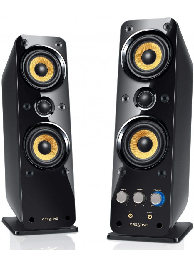 Creative GigaWorks T40 Series II 2.0 Multimedia Speaker System with BasXPort Technology, Black