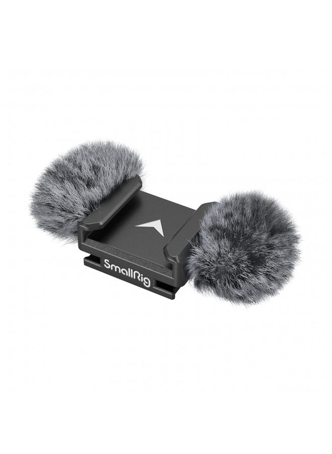 SmallRig Noise-Reduction Windsheild Made of Nylon and Fiber, with Cold Shoe Adapter and Rubber Cushions for Nikon Z 30 - 3859