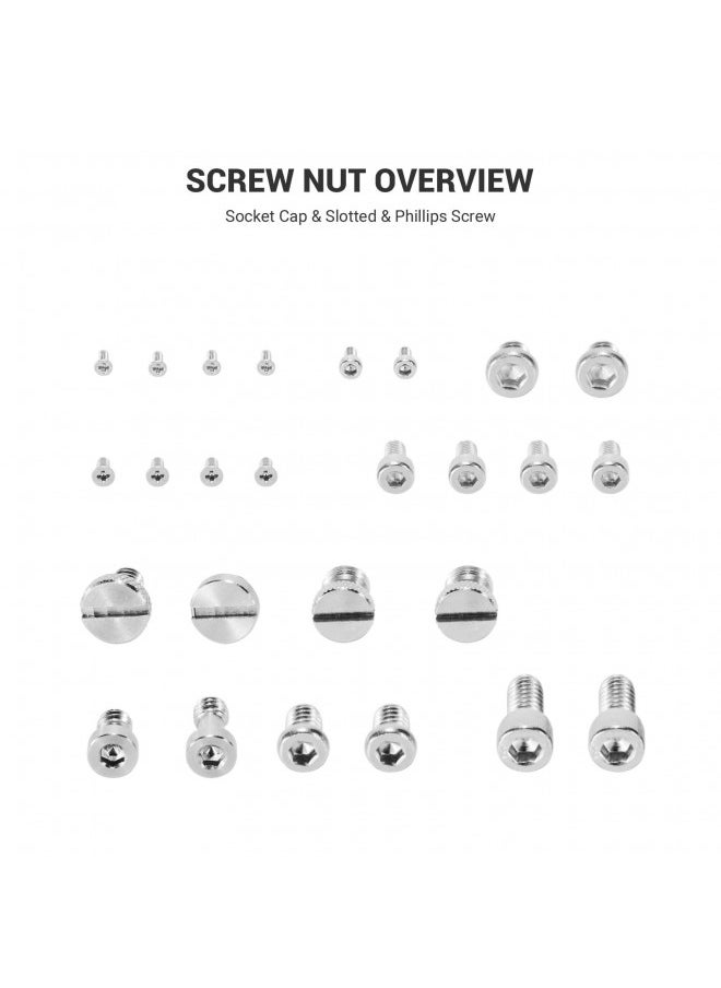 SmallRig Camera Screw Set,26 Pcs Screw Set for Camera Accessories AAK2326