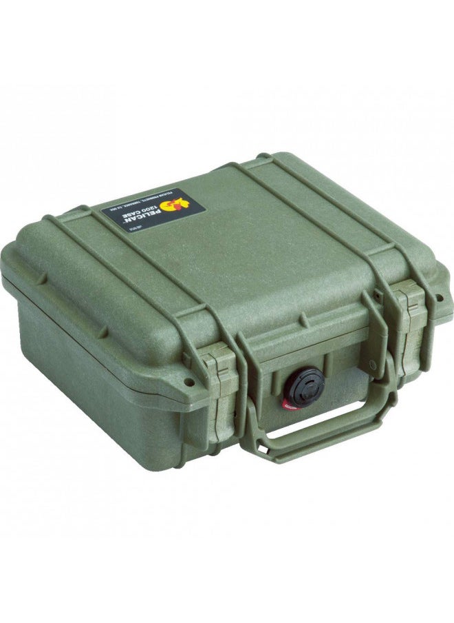 Pelican 1200 Case With Foam (OD Green)