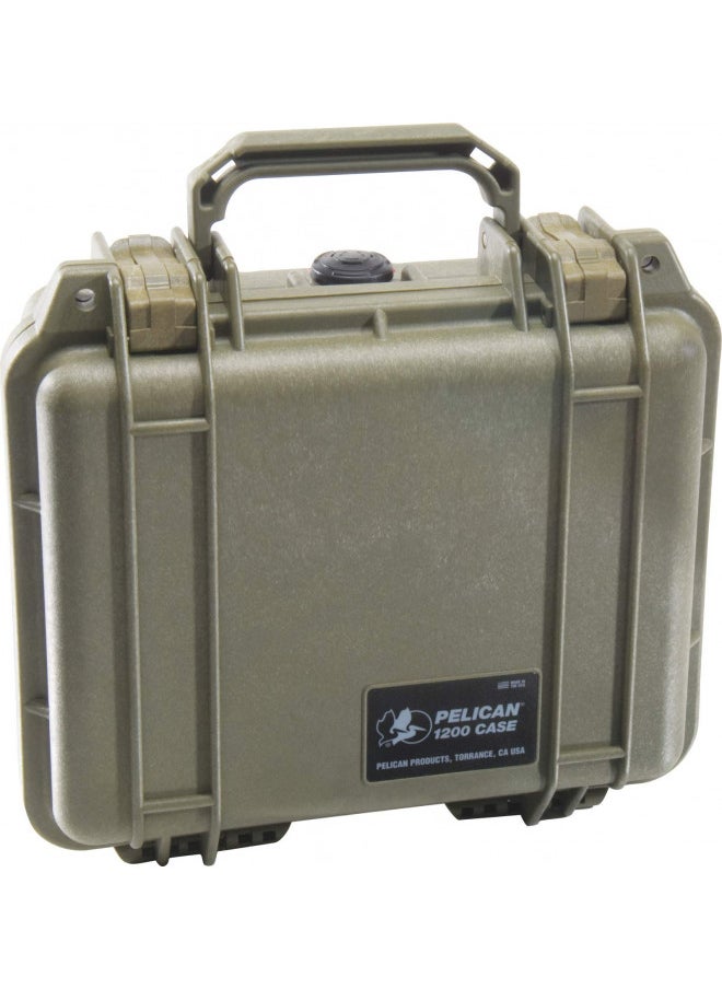 Pelican 1200 Case With Foam (OD Green)