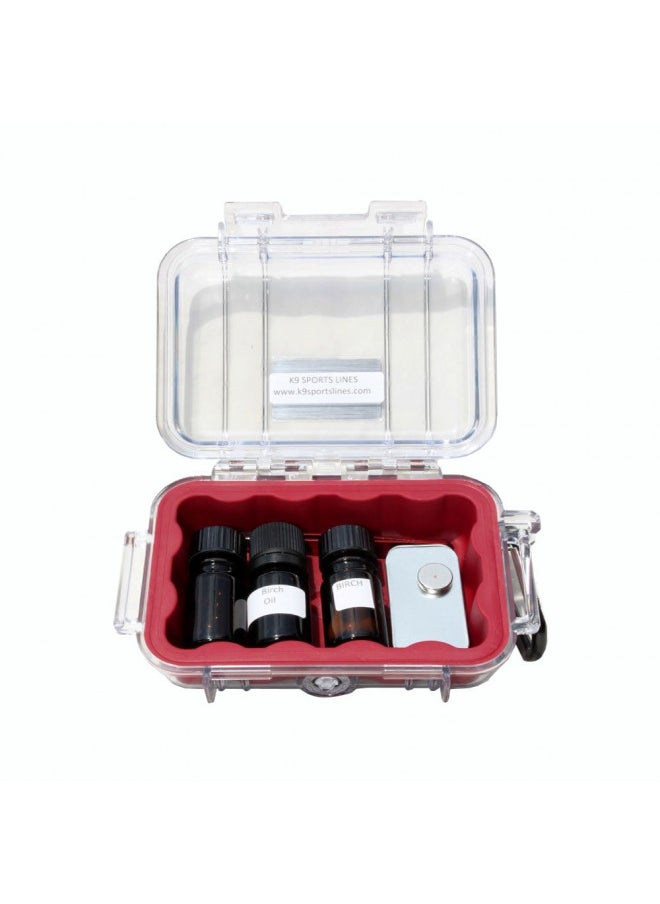 Pelican 1020 Micro Case (Red/Clear)