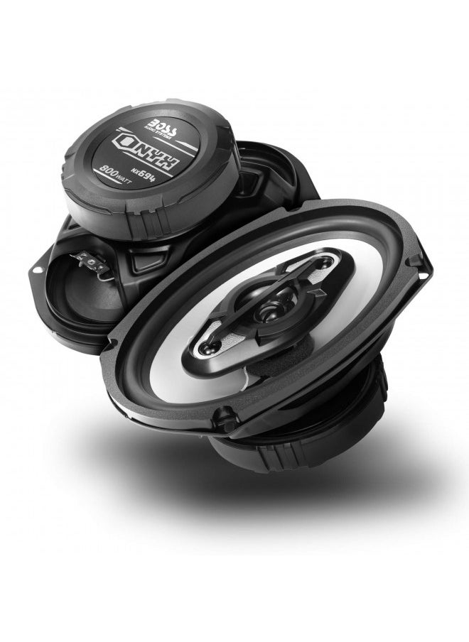 BOSS Audio Systems NX694 Car Speakers - 800 Watts Per Pair, 400 Watts Each, 6 x 9 Inch, Full Range, 4 Way, Sold in Pairs