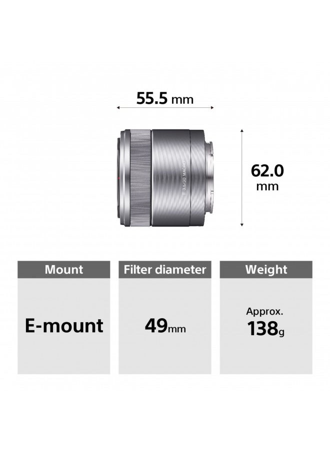 Sony SEL30M35 30mm f/3.5 e-mount Macro Fixed Lens