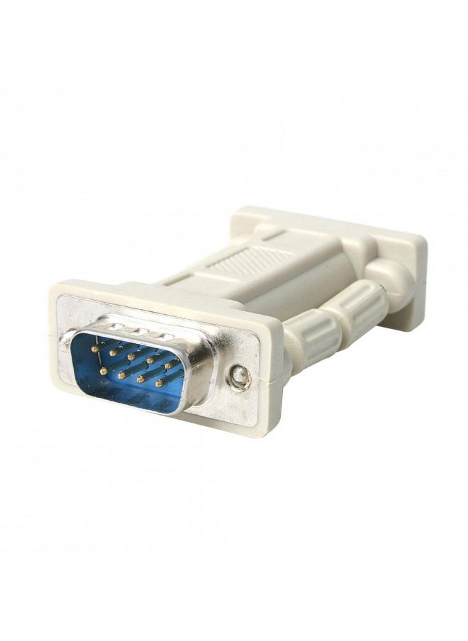 StarTech.com DB9 RS232 Serial Null Modem Adapter - Null Modem Adapter - DB-9 (M) to DB-9 (F) - NM9MF