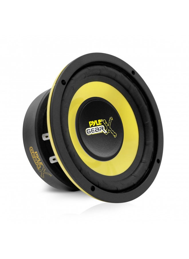 Pyle Car Mid Bass Speaker System - Pro 5 Inch 200 Watt 4 Ohm Auto Mid-Bass Component Poly Woofer Audio Sound Speakers For Car Stereo w/ 30 Oz Magnet Structure, 2.2 Mount Depth Fits OEM - PLG54