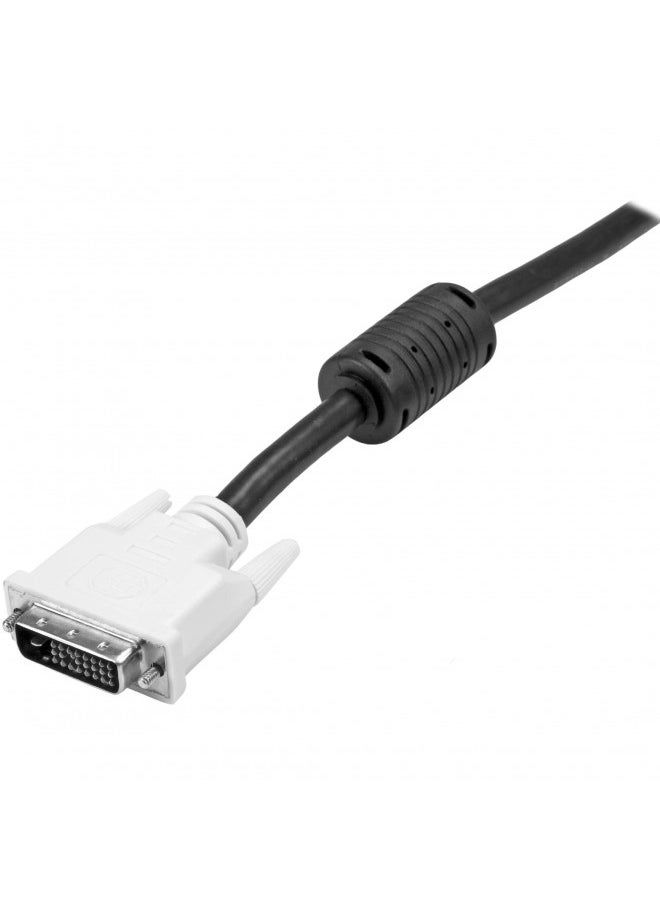 StarTech.com Dual Link DVI Cable - 50 ft - Male to Male - 2560x1600 - DVI-D Cable - Computer Monitor Cable - DVI Cord - Video Cable (DVIDDMM50)