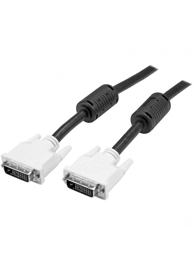 StarTech.com Dual Link DVI Cable - 50 ft - Male to Male - 2560x1600 - DVI-D Cable - Computer Monitor Cable - DVI Cord - Video Cable (DVIDDMM50)