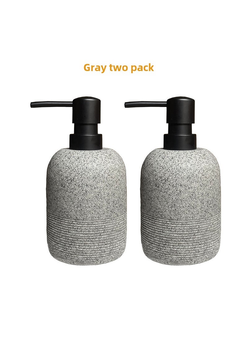 Creative Minimalist Soap Dispenser for Bathroom Gray two