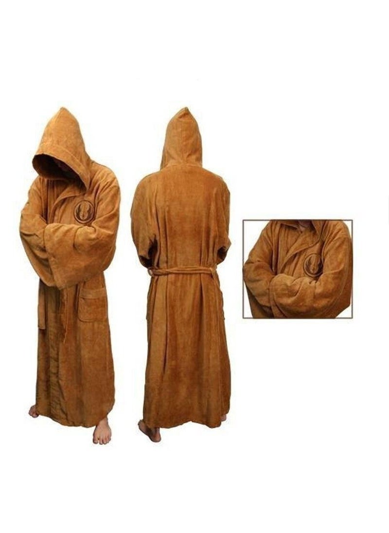 Star Wars Jedi Empire Unisex Flannel Robe Tawny Battle Gown