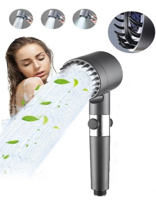 Handheld Shower Filter Shower Head (5 Modes), High Pressure Shower Head Removes Chlorine and Impurities, Massages Scalp, Prevents Hair Loss and Dry Skin