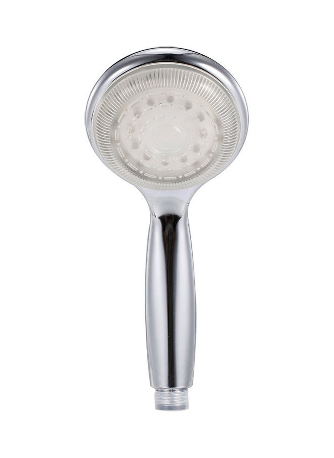 Ionic Filter LED Shower Head Silver 9x24cm