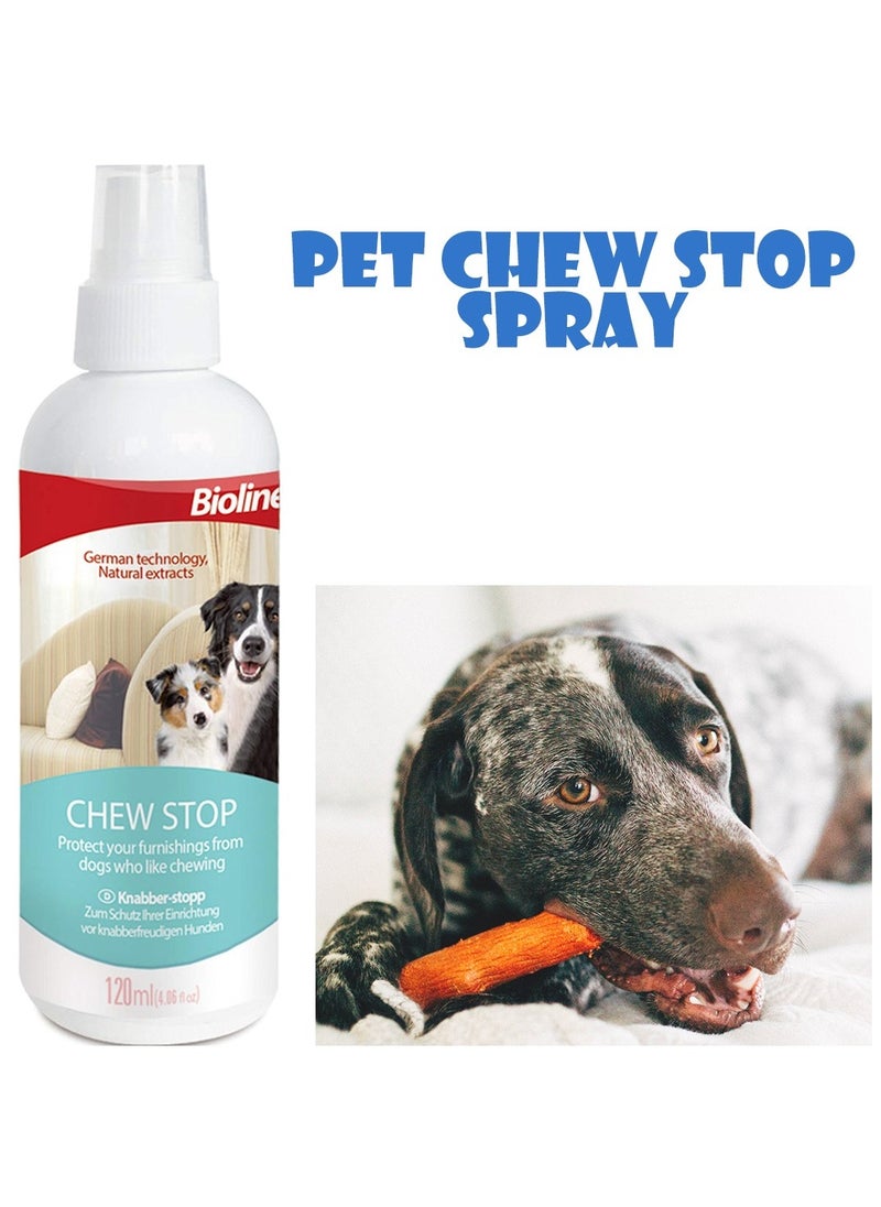 Chew Stop Dog Spray Natural Extracts 2X120ml