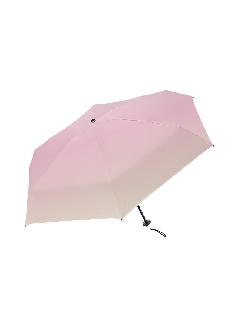 Luxury Lightweight UPF Sun Umbrella for Women Pink-Ultra Light 6 Bone Gradient Powder