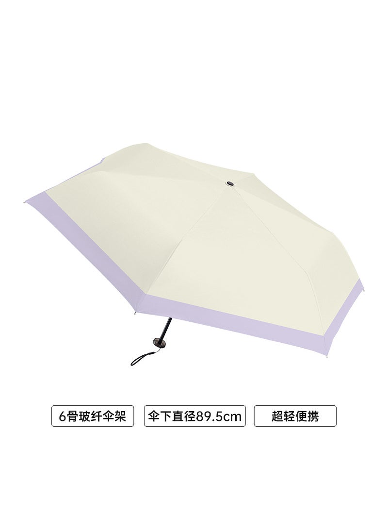 Luxury Lightweight UPF Sun Umbrella for Women Roland Purple -138g Ultra Light Black Sun Protection