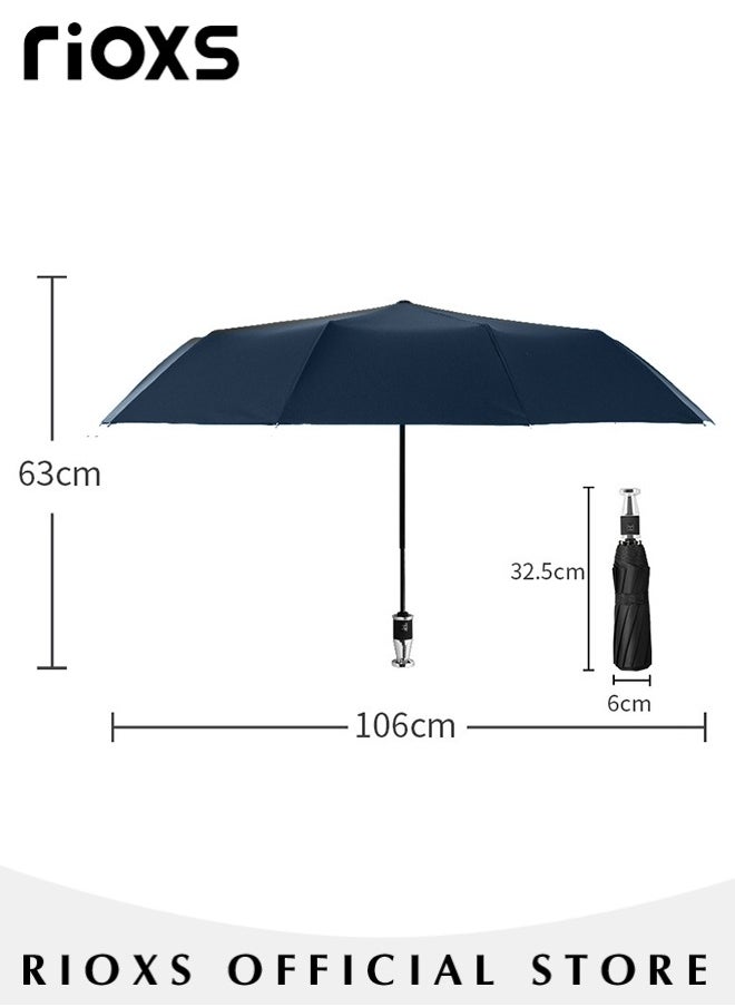 Compact Travel Umbrella with Automatic Open/Close Handle and UV Protection, Automatic Umbrella with Strong Windproof Waterproof Ability and Durability, High Cost-effective Portable Umbrella, Convenient to Carry