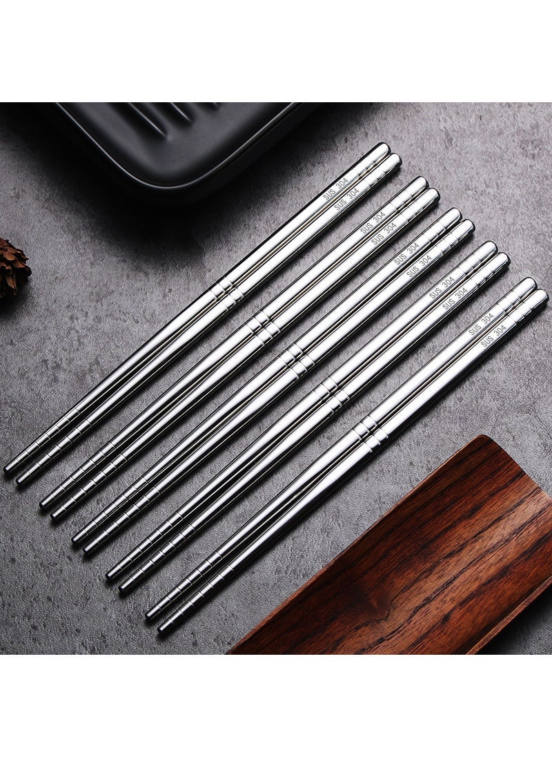 304 stainless steel chopsticks insulated Chinese household chopsticks can be high temperature disinfection children's chopsticks manufacturers wholesale can add logo 19cm chopsticks [304 material] (plus laser logo) cloth wheel light