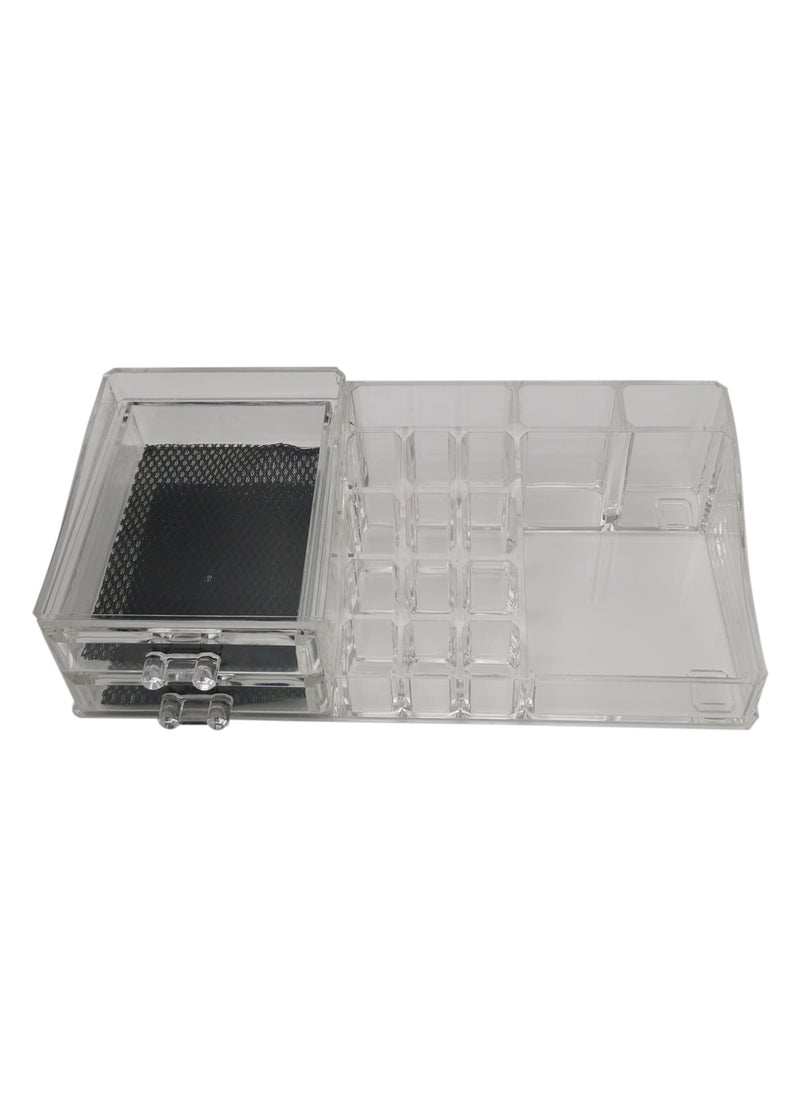 Clear Elegance: Premium Acrylic Cosmetic Makeup Organizer