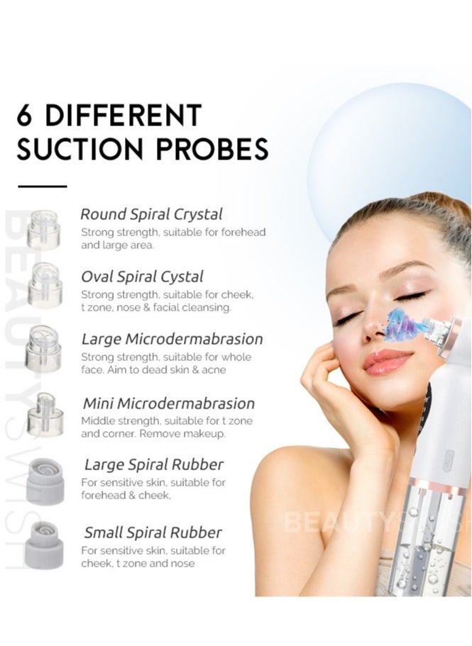 Set of Super Micro Bubble Beauty Instrument Blackhead Remover + Facial Cleansing Brush Waterproof Electric Reachargeable + Ice Mold Ice Maker for Face with Anti Leak& Drip System