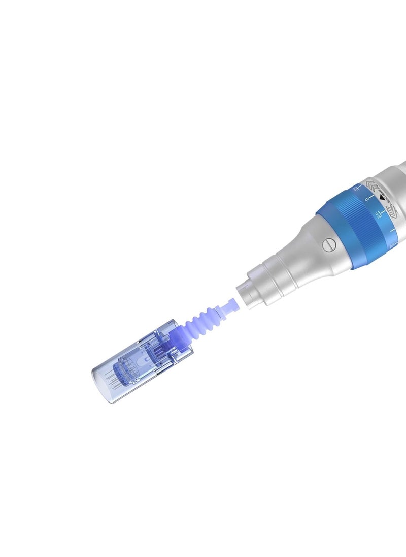 Derma Ultima A6 Replacement Cartridge 36 Needles 25 Pieces Blue 8cm