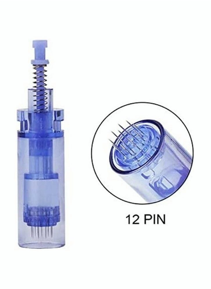 Derma Ultima A6 Replacement Cartridge 36 Needles 25 Pieces Blue 8cm