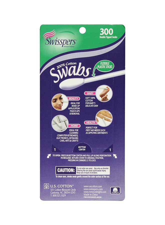 300-Piece Cotton Swabs