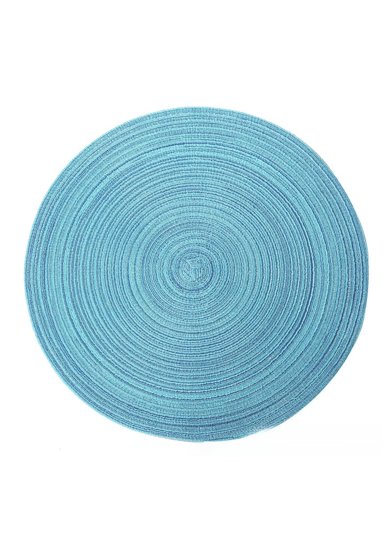 1 x 5 pcs Nordic Style Ombre Cotton Table Mats Blue