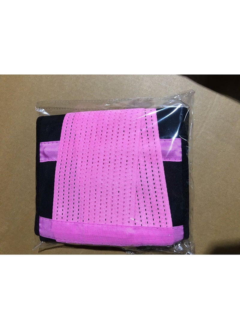 Fitness Sweat Waist Belt Support Wrap Pink