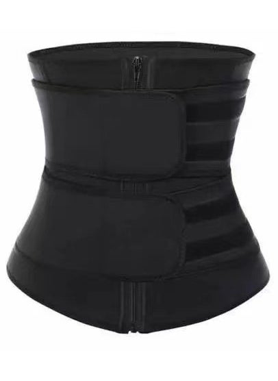 1 x 5 pcs New Sweat-Inducing Waist Trainer Belt for Women with Zipper Black