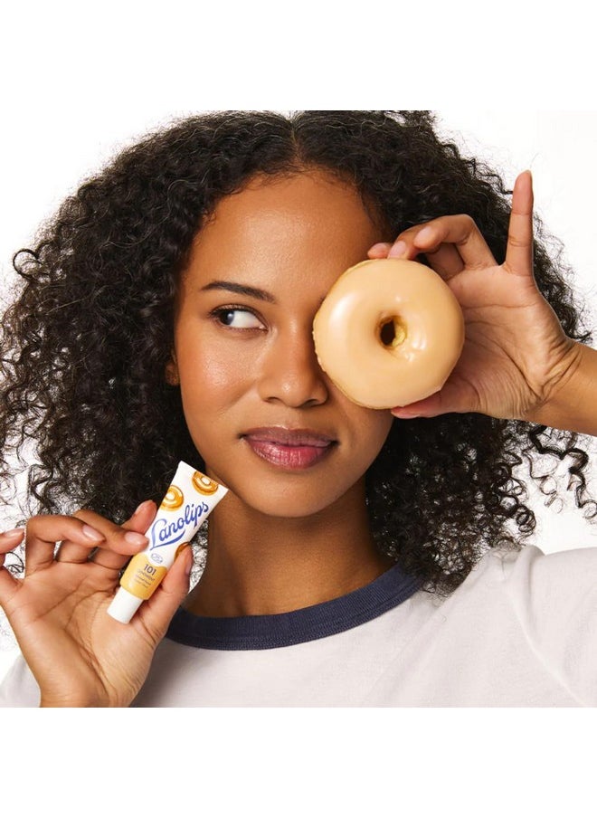 101 Delicious Glazed Donut - Lip Balm With Vitamin E Oil And Lanolin For Lip Hydration - Naturally Flavored Lanolin Lip Balm For Very Dry Lips - Dermatologist Tested (.35 Oz)