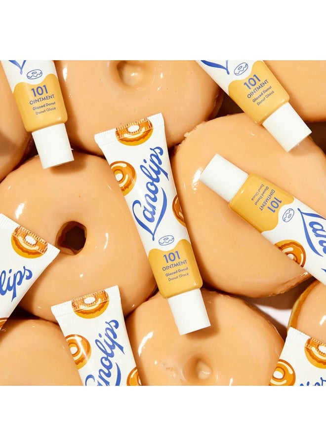 101 Delicious Glazed Donut - Lip Balm With Vitamin E Oil And Lanolin For Lip Hydration - Naturally Flavored Lanolin Lip Balm For Very Dry Lips - Dermatologist Tested (.35 Oz)