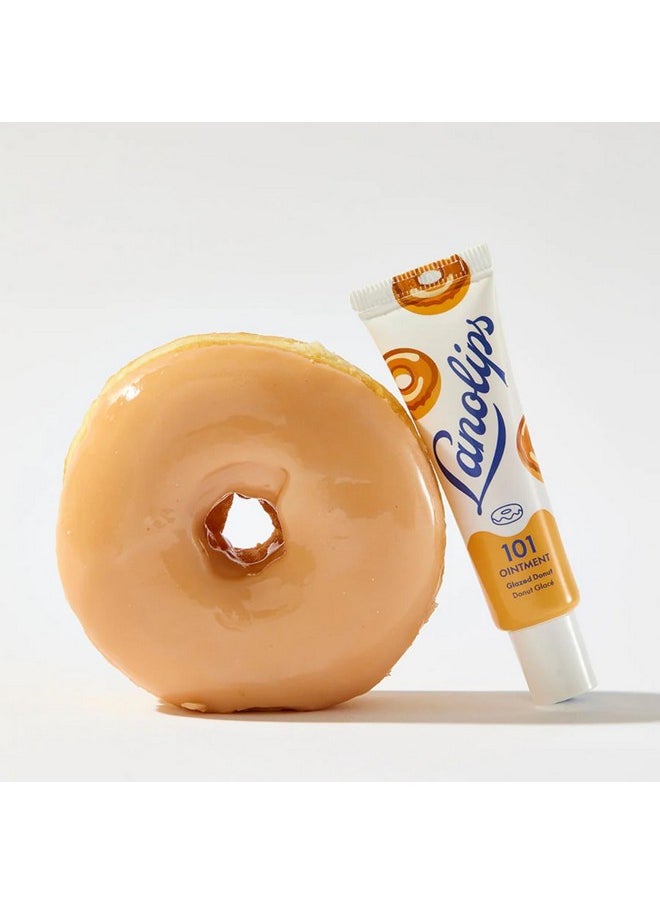 101 Delicious Glazed Donut - Lip Balm With Vitamin E Oil And Lanolin For Lip Hydration - Naturally Flavored Lanolin Lip Balm For Very Dry Lips - Dermatologist Tested (.35 Oz)