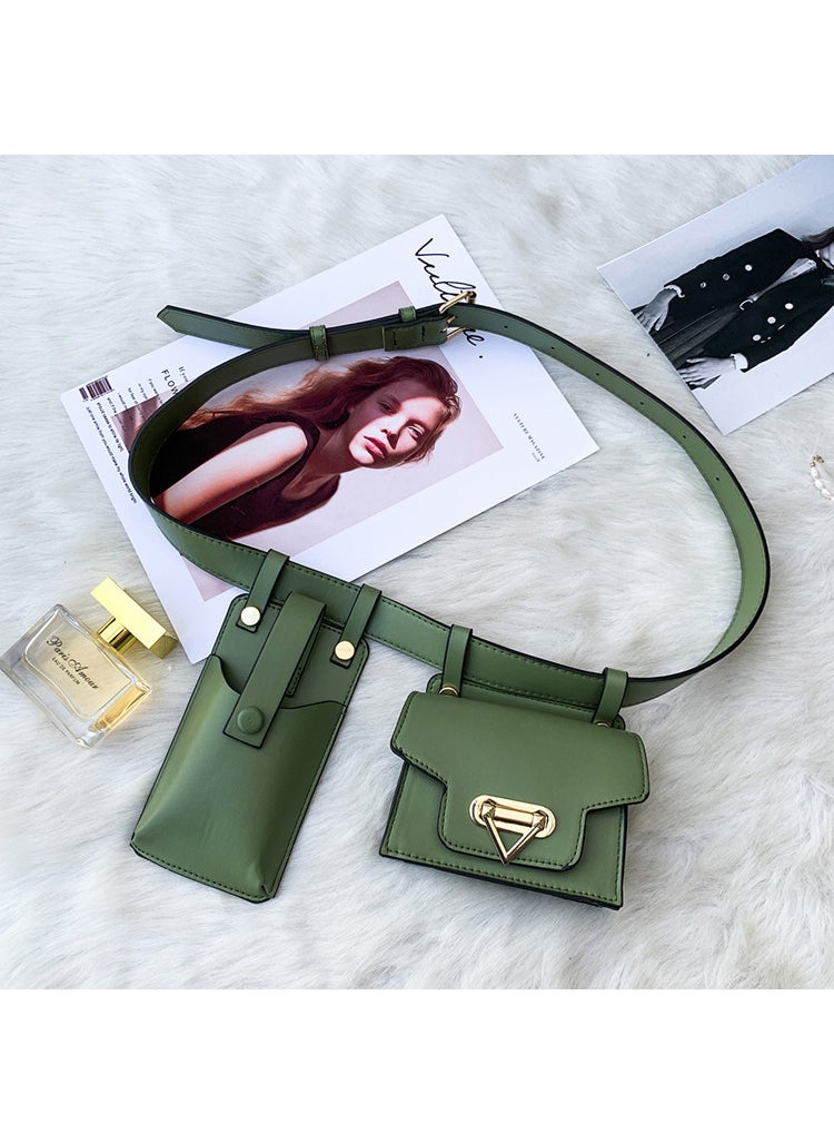 Fashionable Motorcycle CrossbodyGreen Green