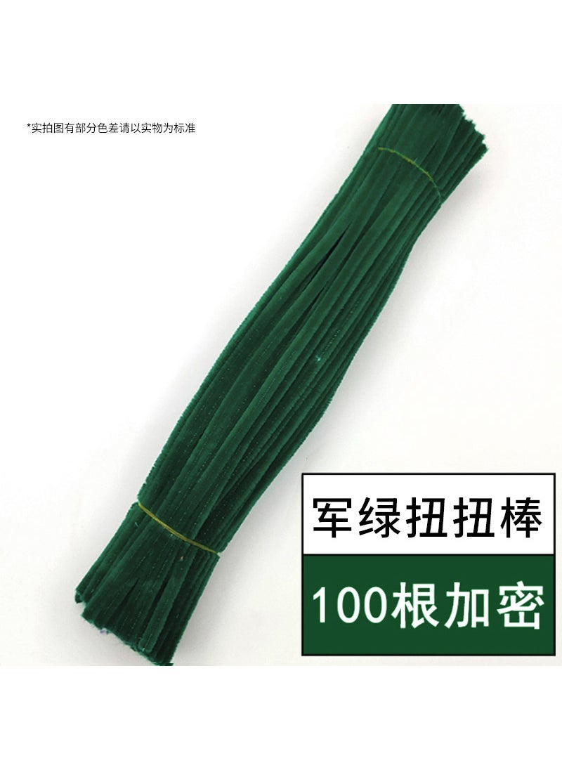 Macaron Twist Stick DIY Bundle Moss Green (about 100)