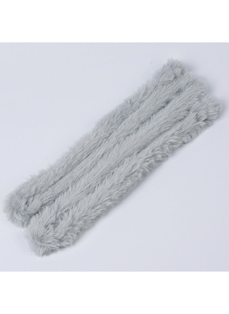 20mm Chenille Craft DIY Plush Twist Sticks 07# koala ash [1 meter per root]]