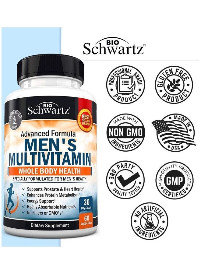 Men's Multivitamin Whole Body Health Capsules