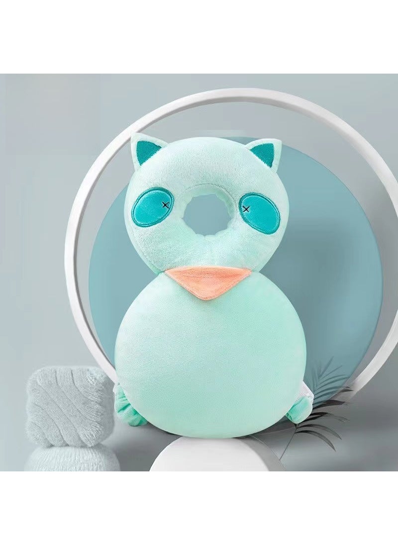 Baby Anti-Fall Pad Breathable Head Cushion Plush-raccoon