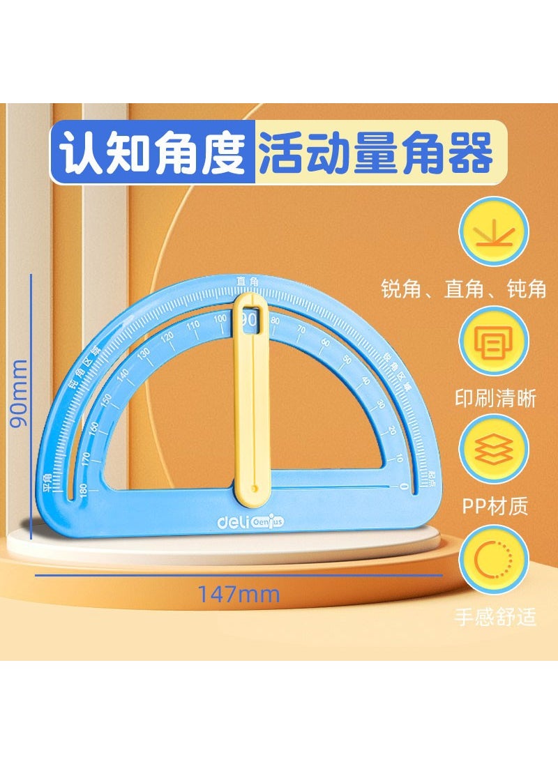 Delight Model Clock, Primary Math Learning Tool Active angle demonstrator