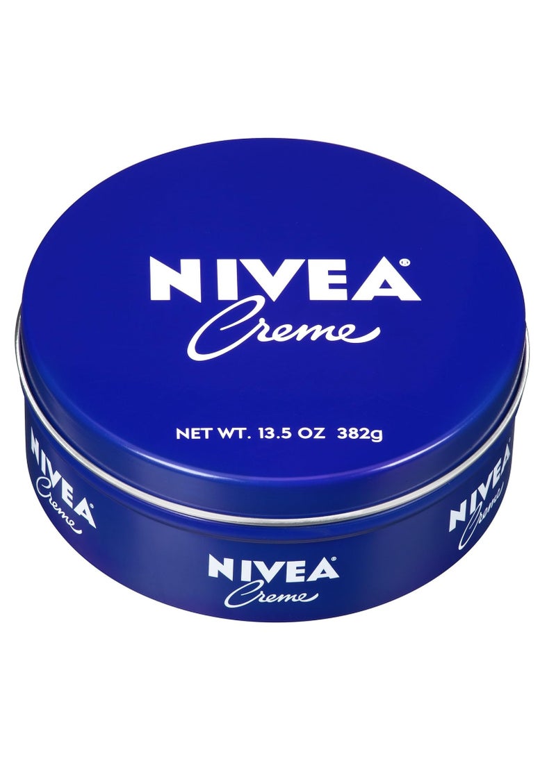 NIVEA Creme, Moisturizing Cream - Body Cream, Face Cream, and Hand Cream, 13.5 Oz Tin