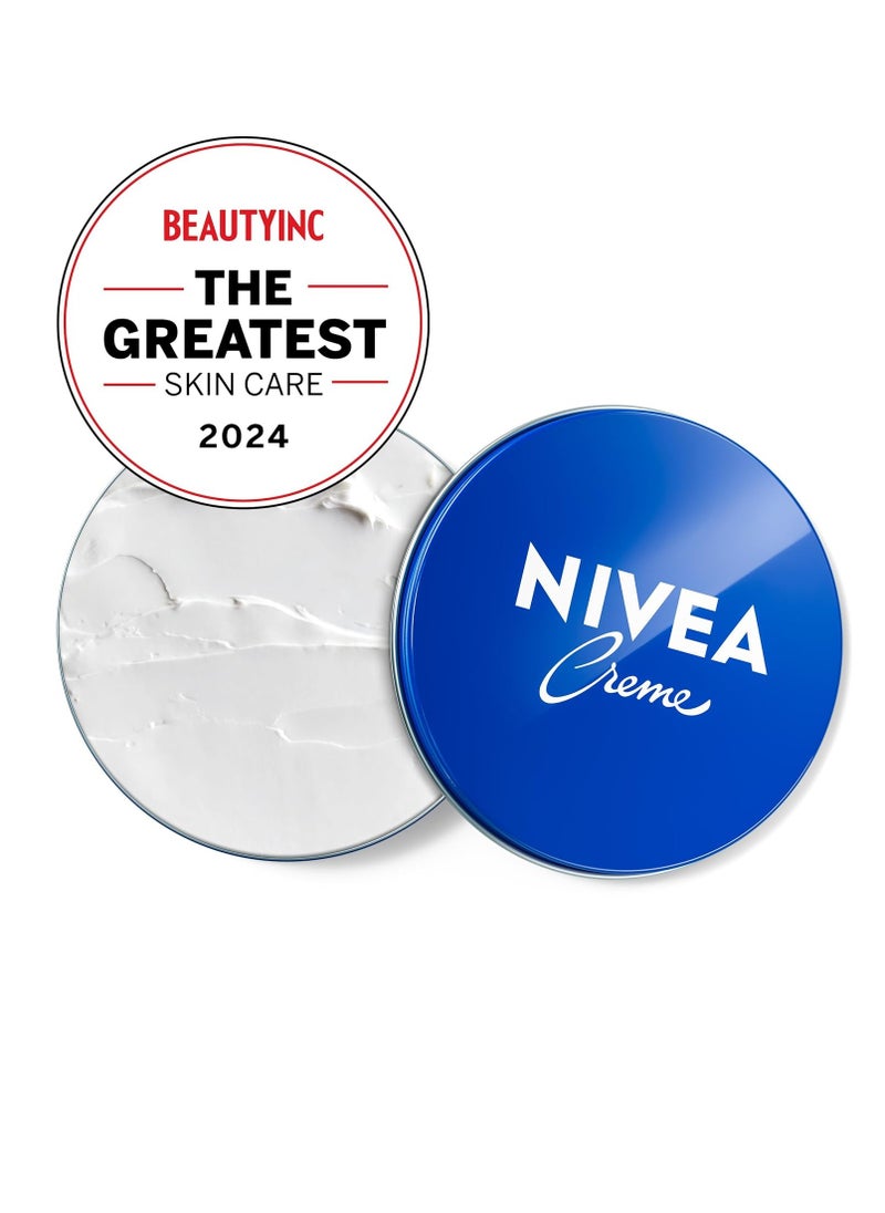 NIVEA Creme, Moisturizing Cream - Body Cream, Face Cream, and Hand Cream, 13.5 Oz Tin