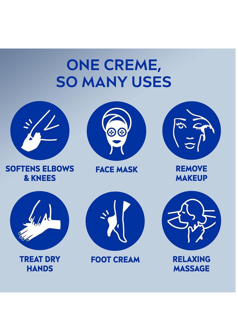 NIVEA Creme Body, Face and Hand Moisturizing Cream, 16 Oz Jar