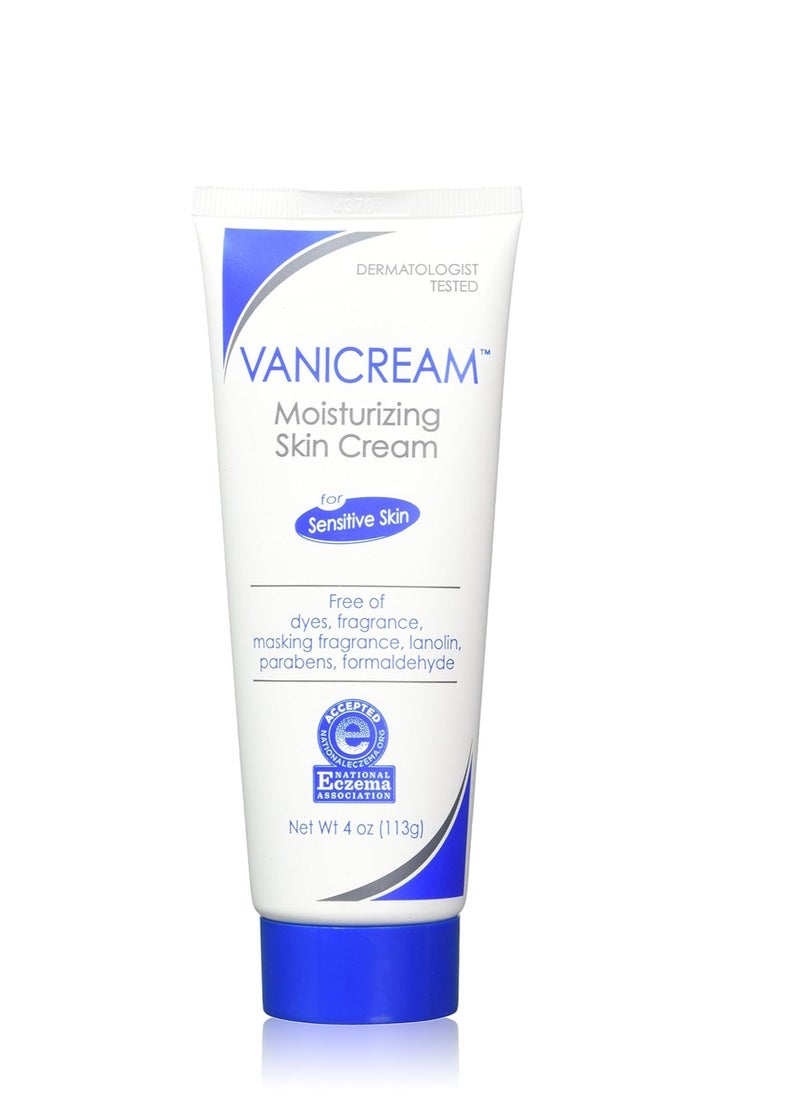 Vanicream Moisturizing Skin Cream for Sensitive Skin, 4 Ounce (Pack of 2)