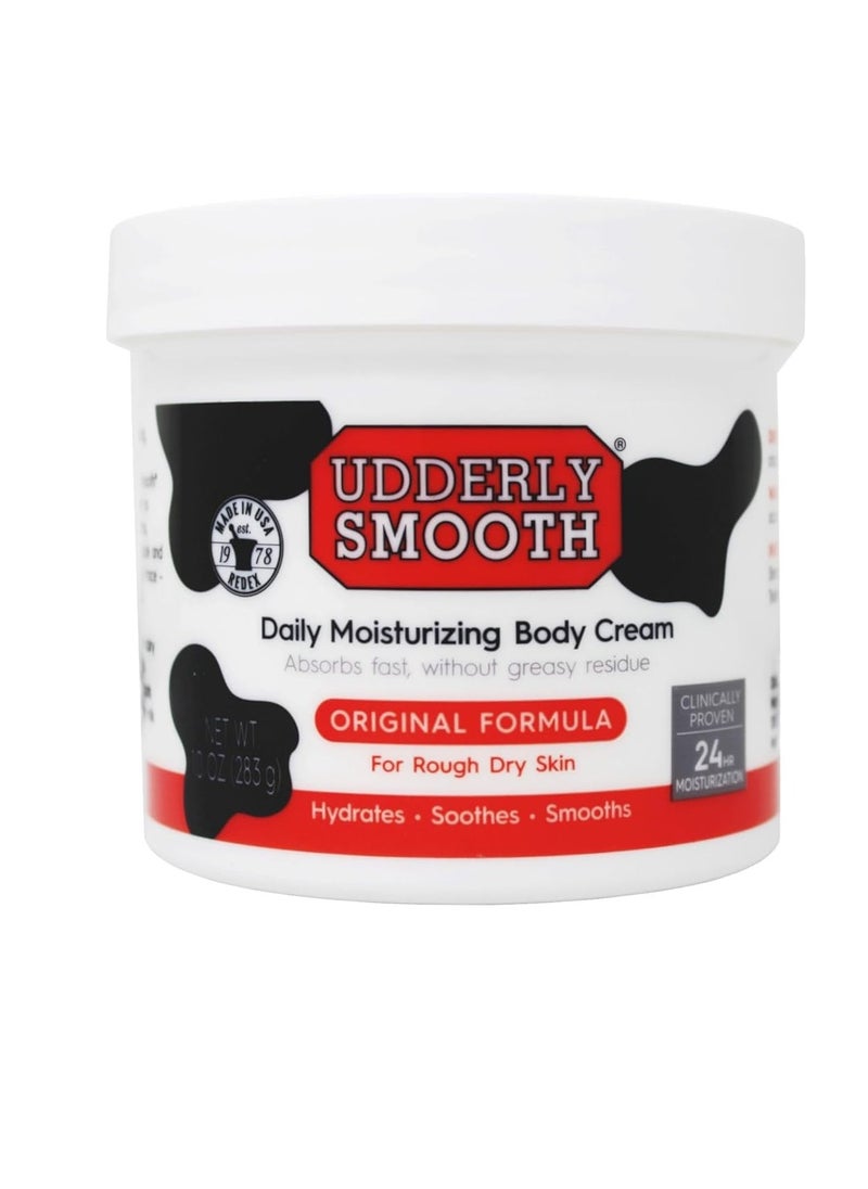 Udderly Smooth Body Cream Skin Moisturizer, 10 Ounce (Pack of 2)