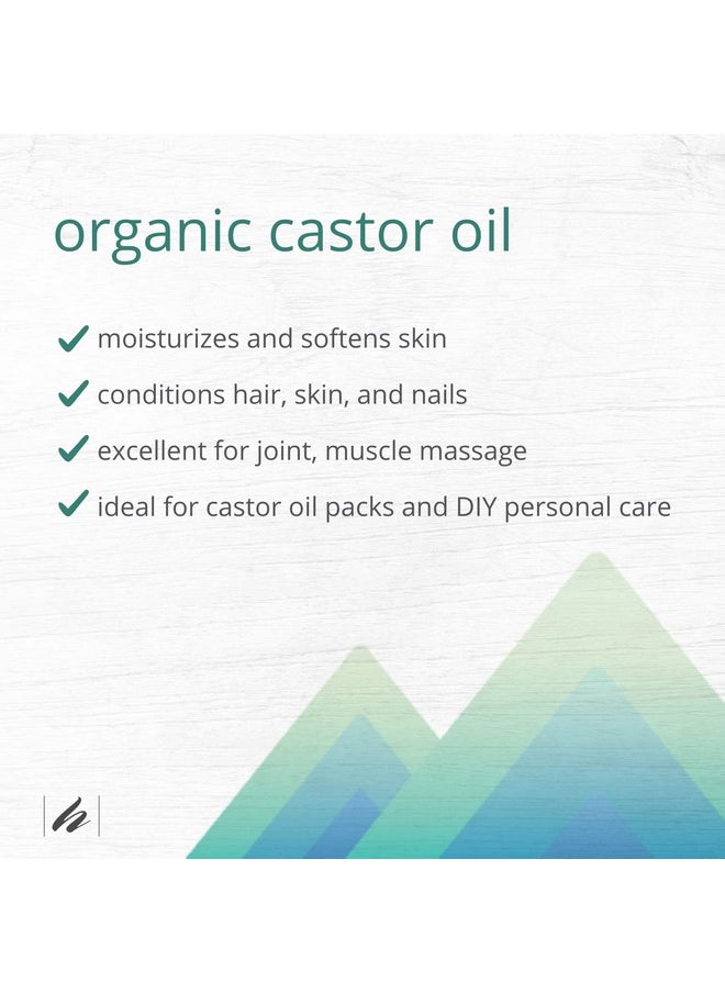 Castor Oil - 8 Fl Oz - Conditioning Oil For Body, Skin & Brows - Non-Gmo, Usda-Certified Organic - Cold Pressed - Solvent & Hexane Free