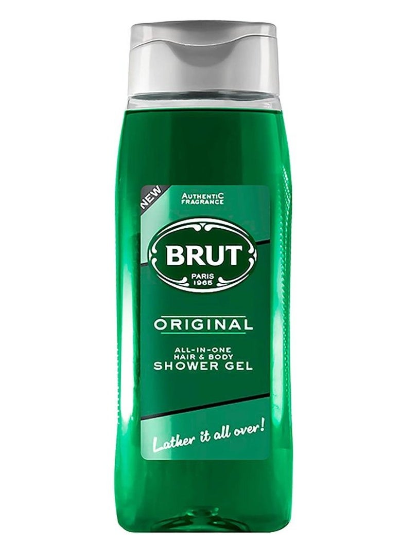 Brut Paris Original Hair & Body Shower Gel 500ml