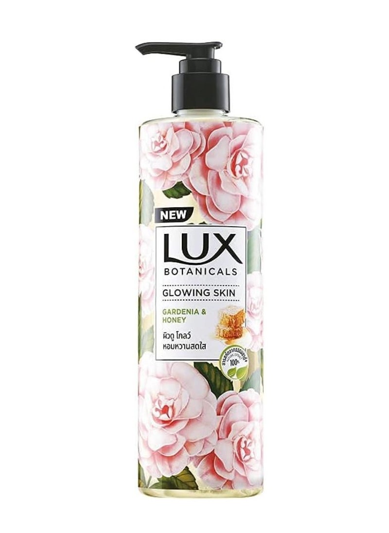 Lux Botanical Glowing Skin Gardenia & Honey Body Wash 450ml